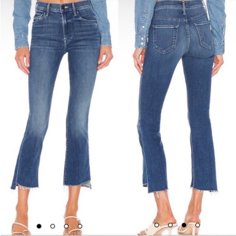 MOTHER Blue Ankle & Cropped Jeans